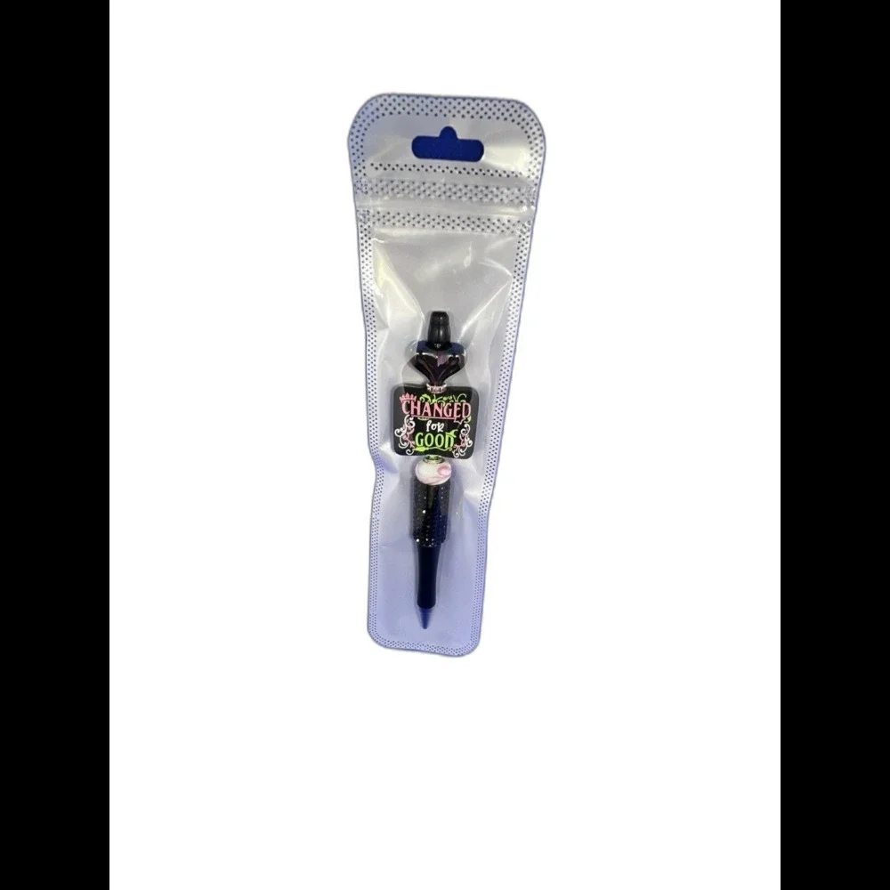 Wicked themed "Changed For Good" Custom Beaded Pen - Picture 2 of 3